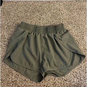 Sunzel army green athletic shorts. Size 4